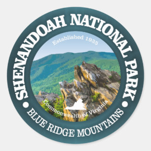 Sticker Rond Parc national de Shenandoah