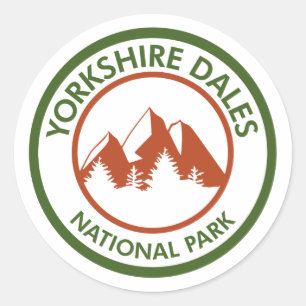 Sticker Rond Parc national de Yorkshire Dales