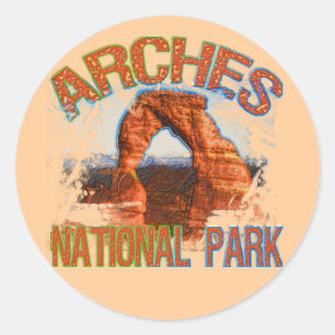 Sticker Rond Parc national des Arches