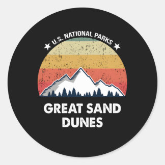 Sticker Rond Parc national des Dunes de sable