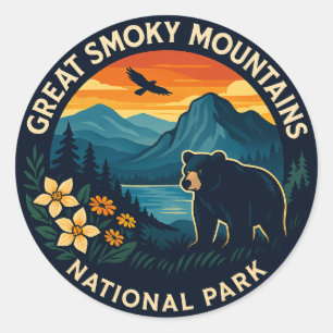 Sticker Rond Parc national des Great Smoky Mountains