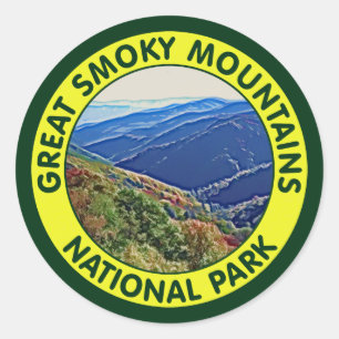 Sticker Rond Parc national des Great Smoky Mountains