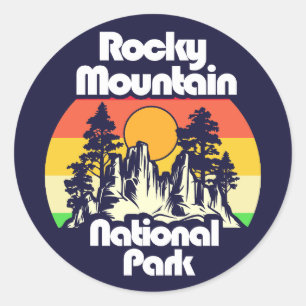 Sticker Rond Parc national des Rocheuses