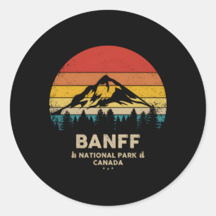 Sticker Rond Parc national du Canada Banff