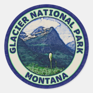 Sticker Rond Parc national du Glacier
