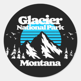 Sticker Rond Parc national du Glacier