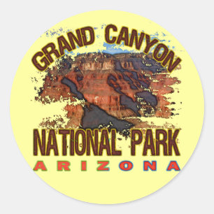 Sticker Rond Parc national du Grand Canyon