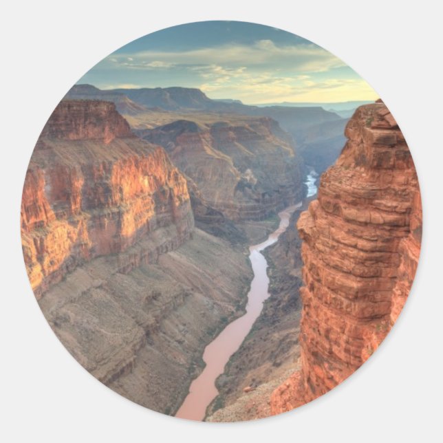 Sticker Rond Parc national du Grand Canyon 3 (Devant)