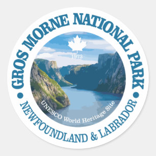 Sticker Rond Parc national du Gros Morne