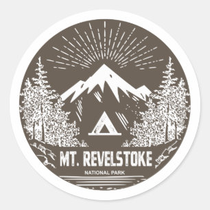 Sticker Rond Parc national du Mont-Revelstoke