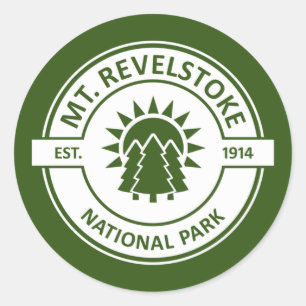 Sticker Rond Parc national du Mont-Revelstoke