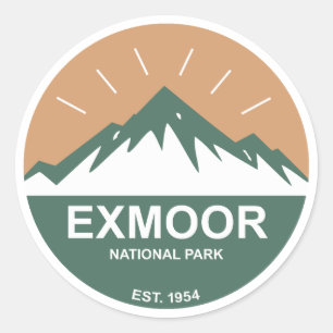 Sticker Rond Parc national Exmoor