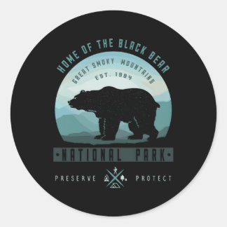 Sticker Rond Parc national Great Smoky Mountains Park