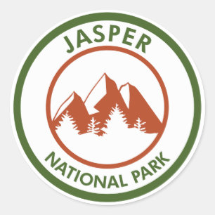 Sticker Rond Parc national Jasper