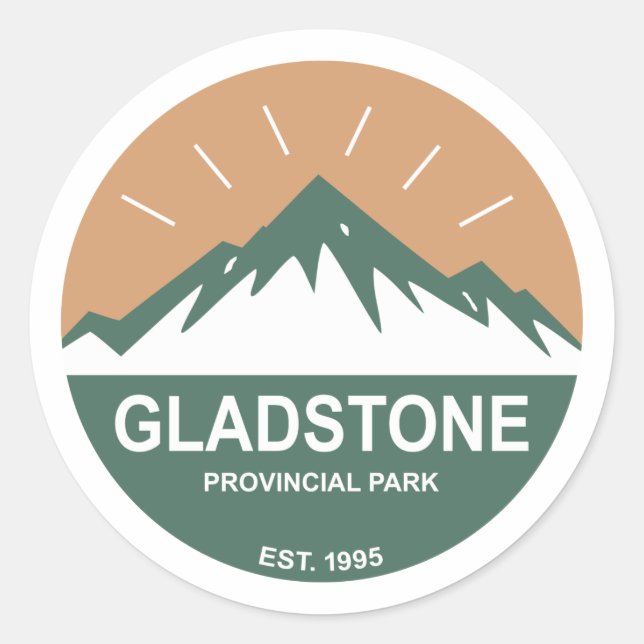 Sticker Rond Parc provincial Gladstone (Devant)
