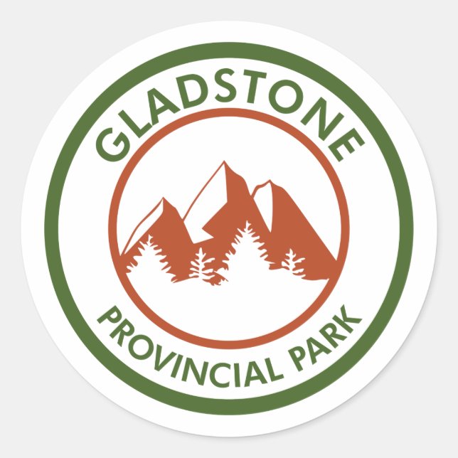 Sticker Rond Parc provincial Gladstone (Devant)