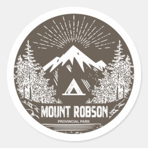 Sticker Rond Parc provincial Mount Robson