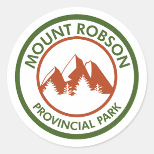 Sticker Rond Parc provincial Mount Robson