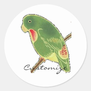 Sticker Rond Parc vert tropical Thunder_Cove