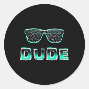 Sticker Rond Parfait Dude Merchandise Dude Parfait