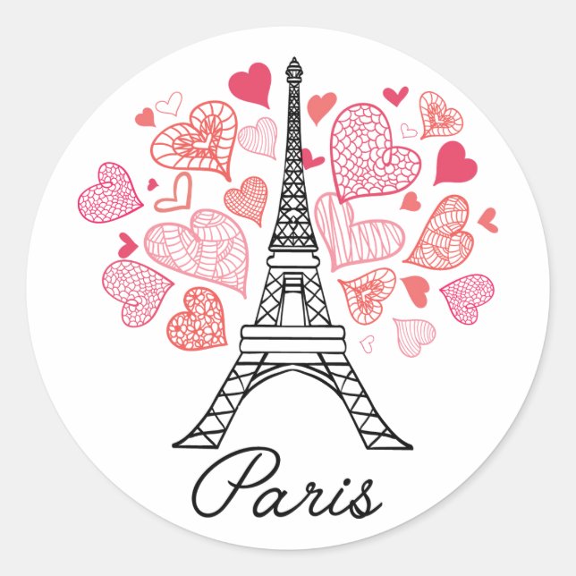 Sticker Rond Paris (Devant)