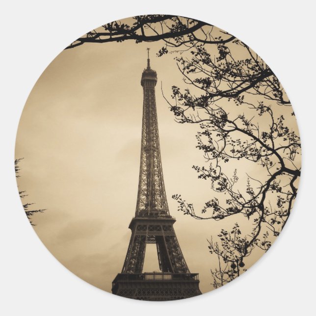 Sticker Rond Paris (Devant)