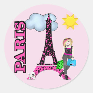 Sticker Rond Paris