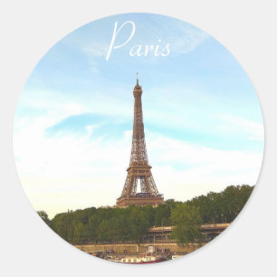 Sticker Rond Paris. France. Tour Eiffel.