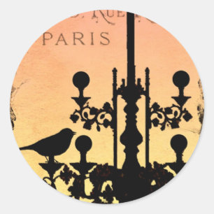 Sticker Rond *PaRiS RoYaLe HaPP STiCKieS*
