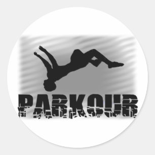 Sticker Rond Parkour