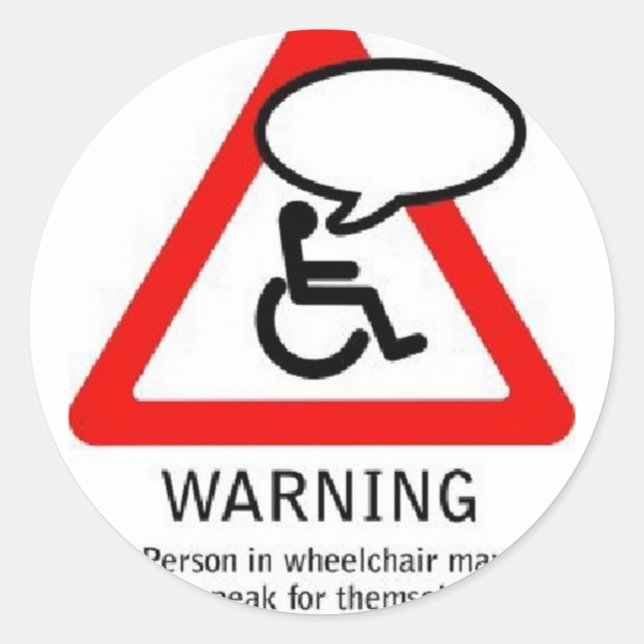 Sticker Rond Parler1 (Devant)