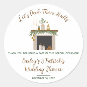 Sticker Rond Parons leurs salles ! Fiançailles, mariage
