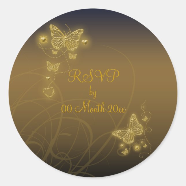 Sticker Rond Parti RSVP (Devant)