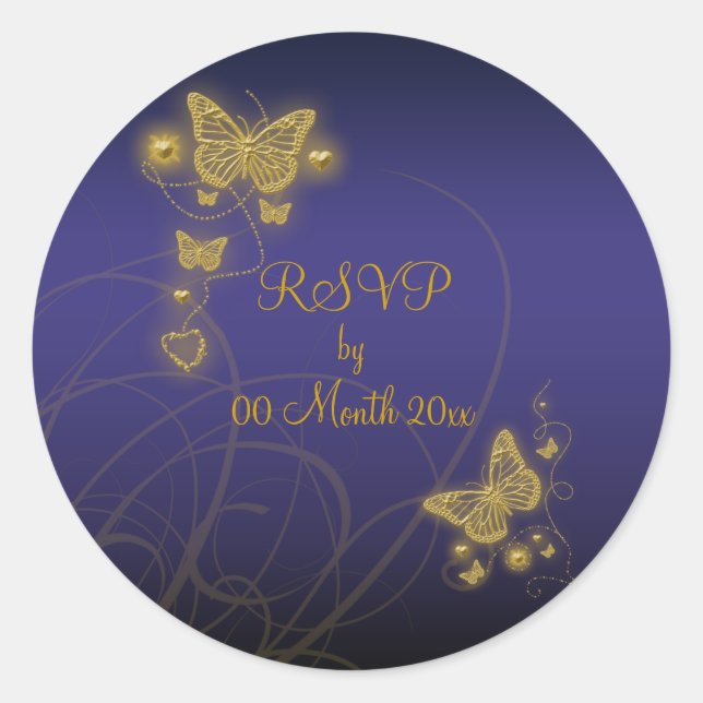 Sticker Rond Parti RSVP (Devant)