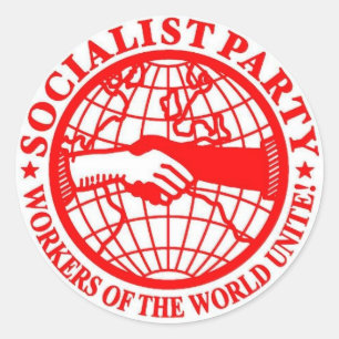 Sticker Rond Parti socialiste États-Unis