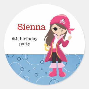 Sticker Rond Partie de pirate