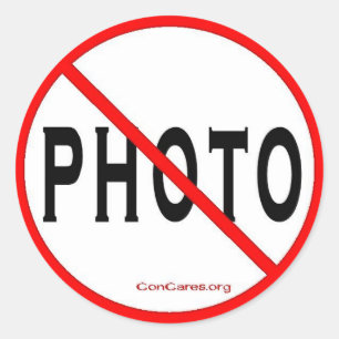 Sticker Rond Pas d'autocollants photo-3 pouces-feuille de 6