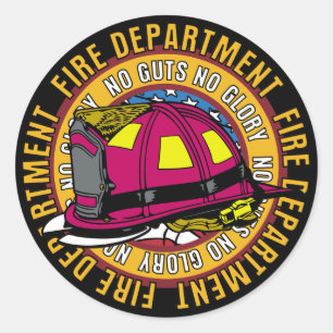 Sticker Rond Pas de guet pas de lutte contre les incendies de g