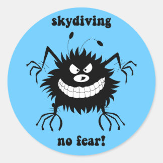 Sticker Rond pas de panique