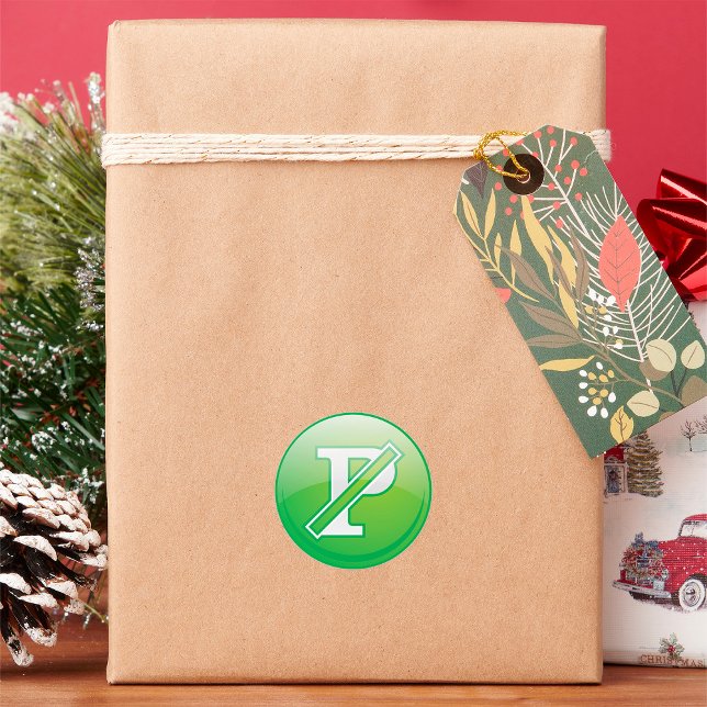 Sticker Rond Pas de parking (Créateur téléchargé)