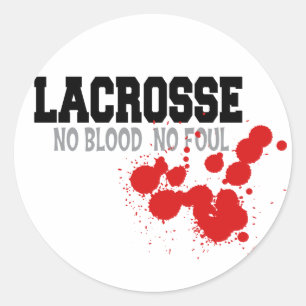 Sticker Rond Pas de sang Pas de don de crosse