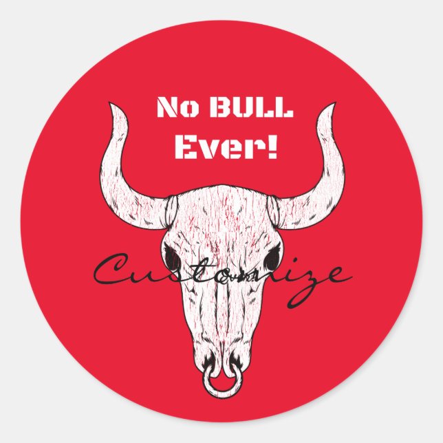 Sticker Rond Pas de tonneau jamais Thunder_Cove (Devant)