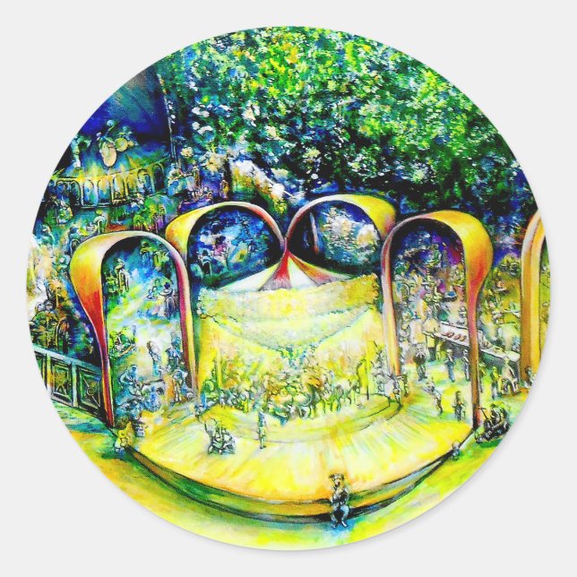 Sticker Rond Pas le premier du Dernier temps (Devant)