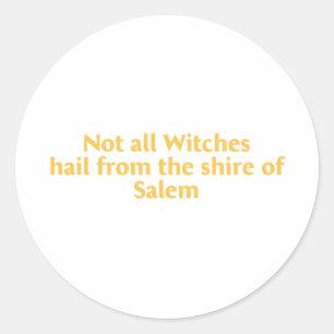 Sticker Rond Pas toutes les sorcières