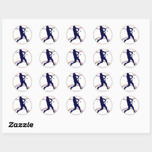 Sticker Rond Passe-temps favori des Américains