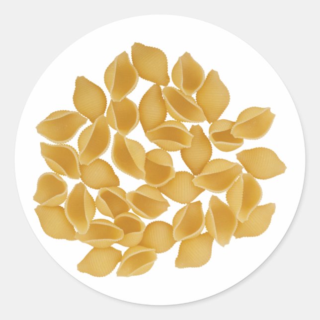 Sticker Rond Pasta Shells (Devant)