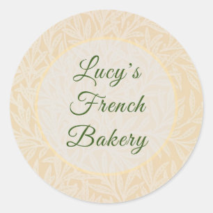 Sticker Rond Pastel personnalisé Willow William Morris