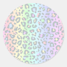Pastel Rainbow Empreinte de léopard