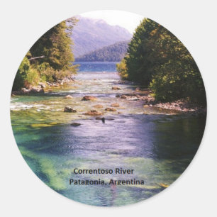 Sticker Rond Patagonie, Argentine
