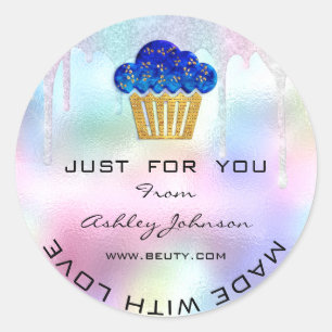 Sticker Rond Pâtisserie Maison Bakery Sweets Muffins Logo Souri